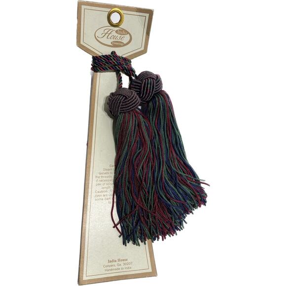 India House Trimmings Home Decor Drapery Curtain Tie Backs Tassels Chairtie Mult - Picture 2 of 6